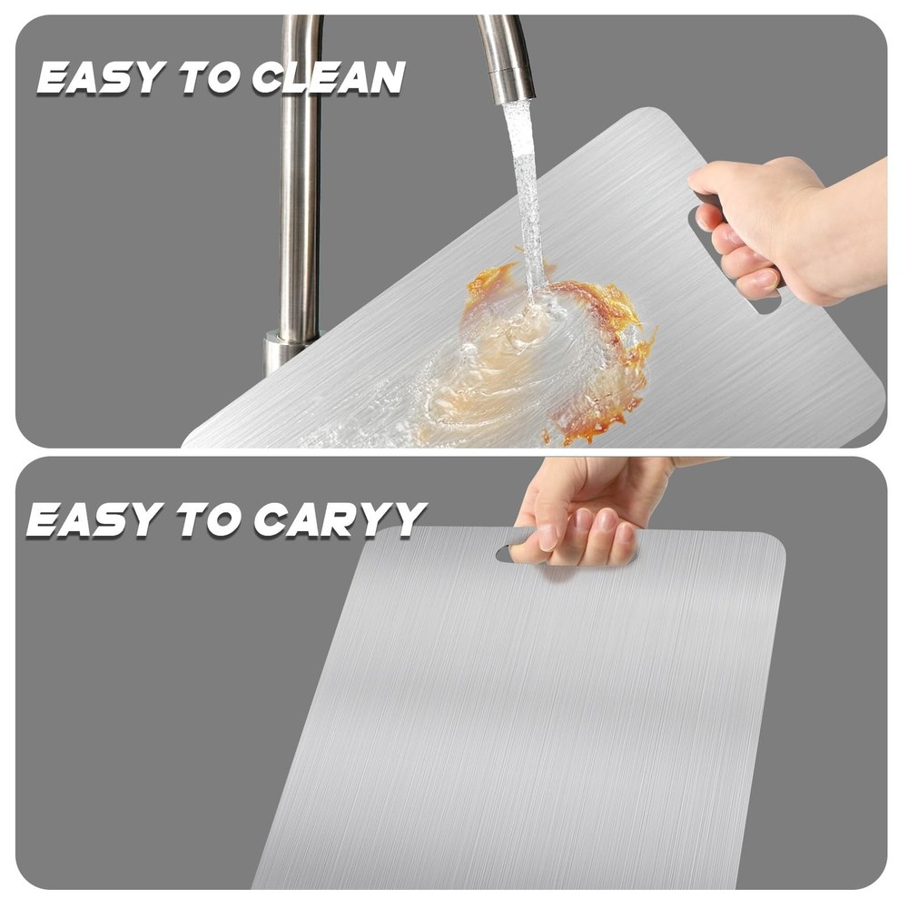 Titanium Alloy Cutting Board Pure Titanium Cutting Board，Double-Sided Ver