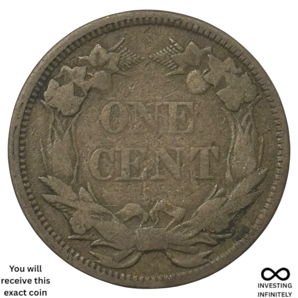 1858 Small Letters Flying Eagle Cent X-830