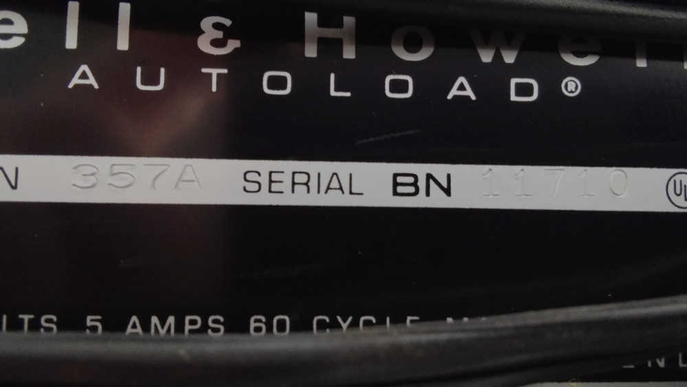 Bell Howell autoload projector 357a projector *Tested*