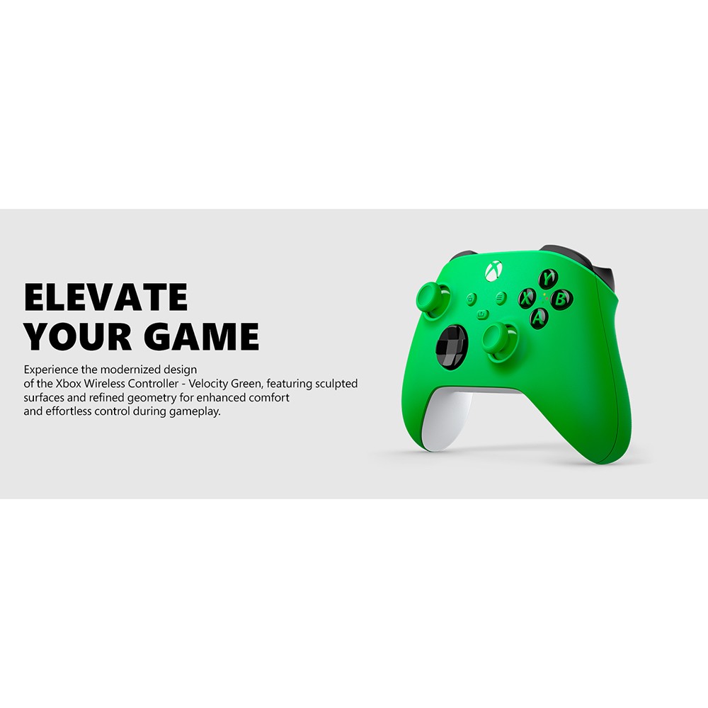 Microsoft Xbox Wireless Velocity Green Gaming Controller