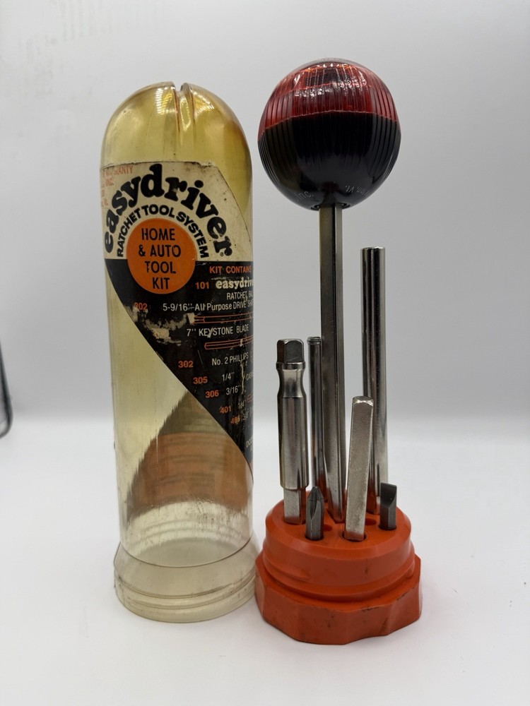 Vtg Creative Tools Inc. Easydriver Ratchet Tool System Ball Screwdriver
