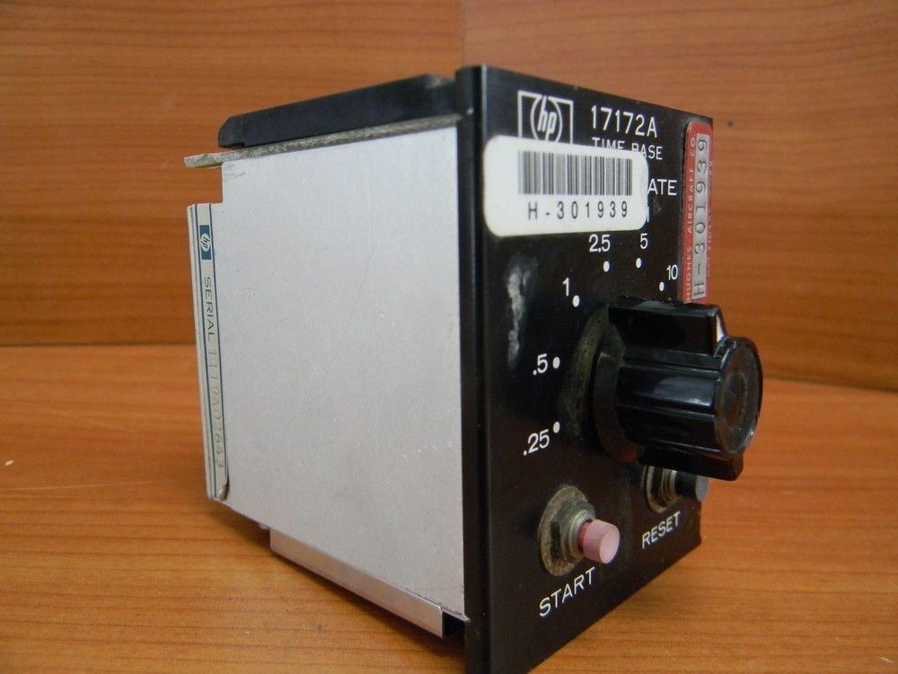 HEWLETT PACKARD TIME BASED INPUT SCANNER MODULE DC AMPLIFIER 17172A