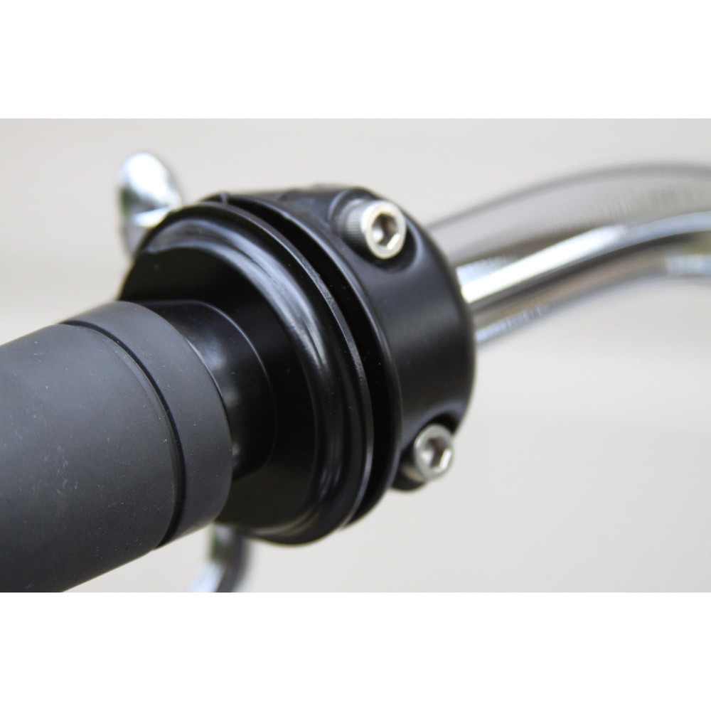 LCFabrications Clutch Switch Pod Delete - Black - for H-D