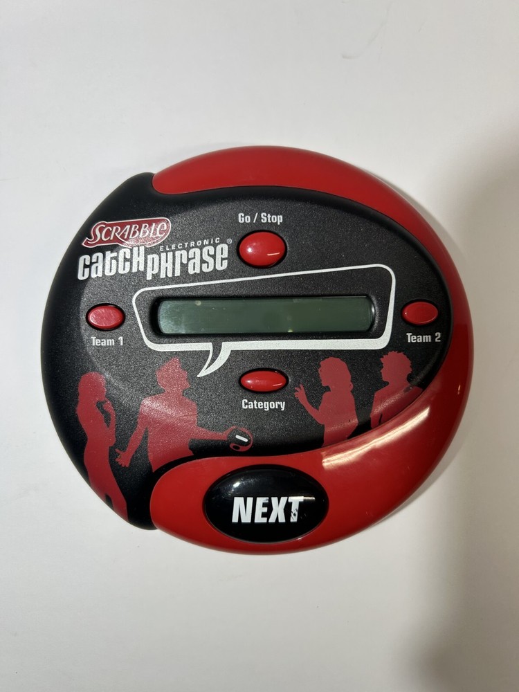 Hasbro Electronic Scrabble Catch Phrase Game Tested Works Great