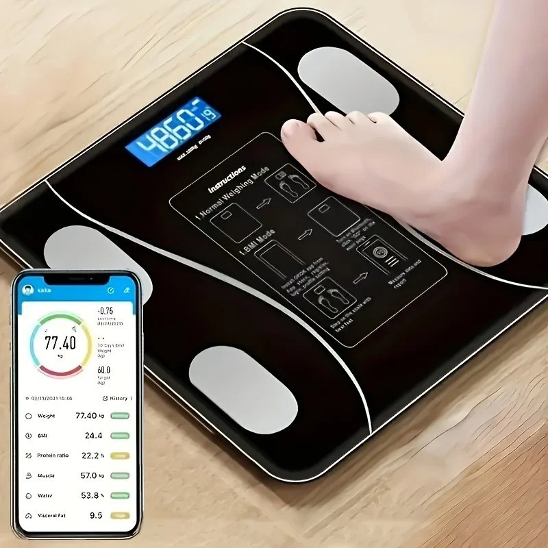 Digital Bathroom Scale 396lb Electronic Weight Scale LCD Display