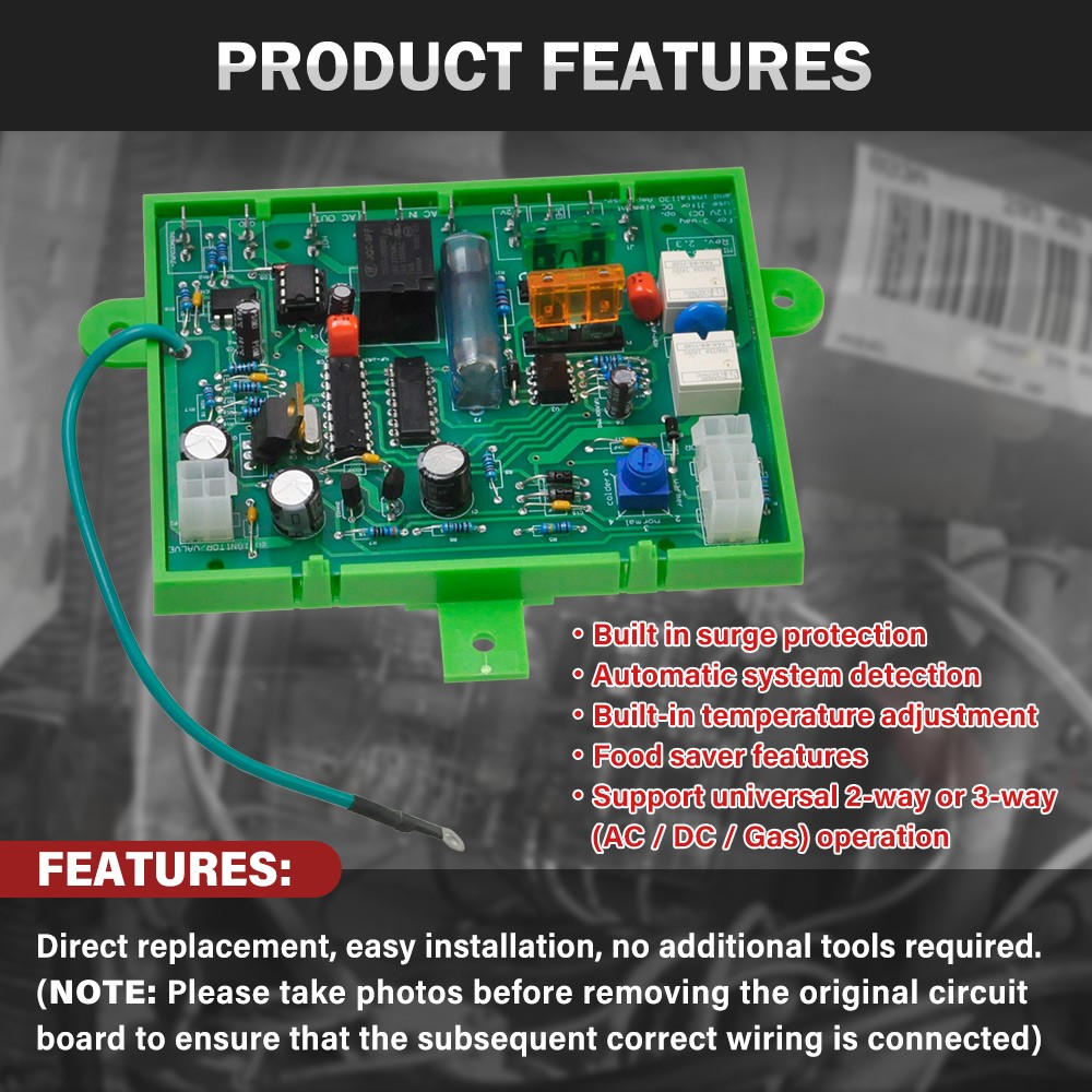 Micro P-711 Main Control Circuit Board for Dometic 2 or 3 Way RV Refrigerator