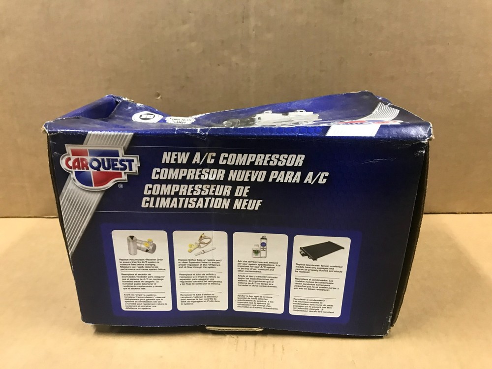 New In Opened Box - CarQuest A/C Compressor - #T68648