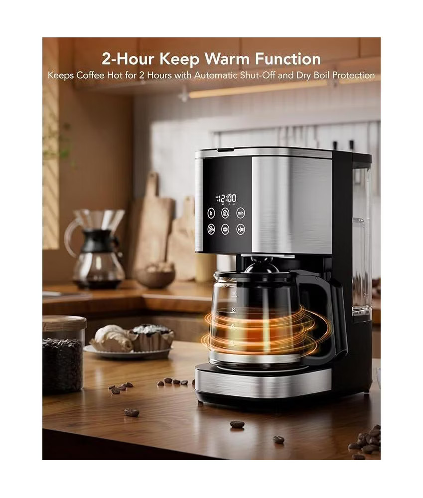 10-Cup Drip Coffee Maker, Black