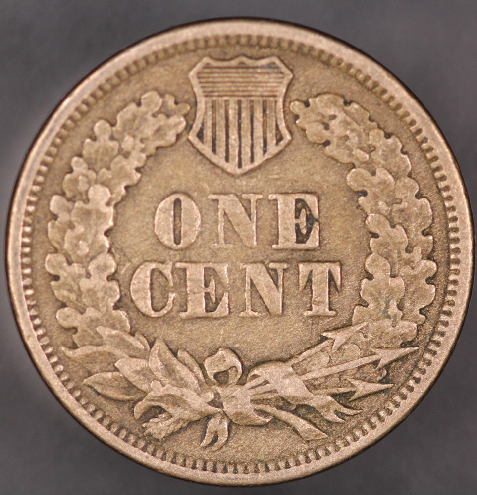 1863 INDIAN CENT ~ FRESH FROM AN OLD COLLECTION - LOT 9752