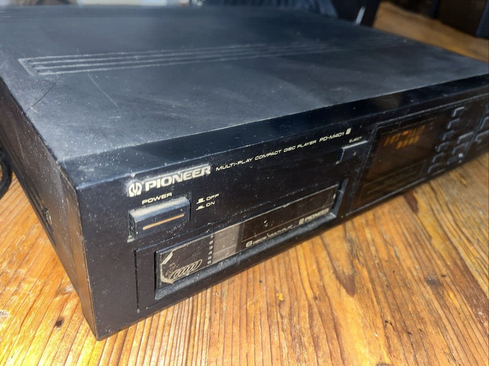 Pioneer PD-M401 6-Disc Stereo CD Player - Untested - Powers On