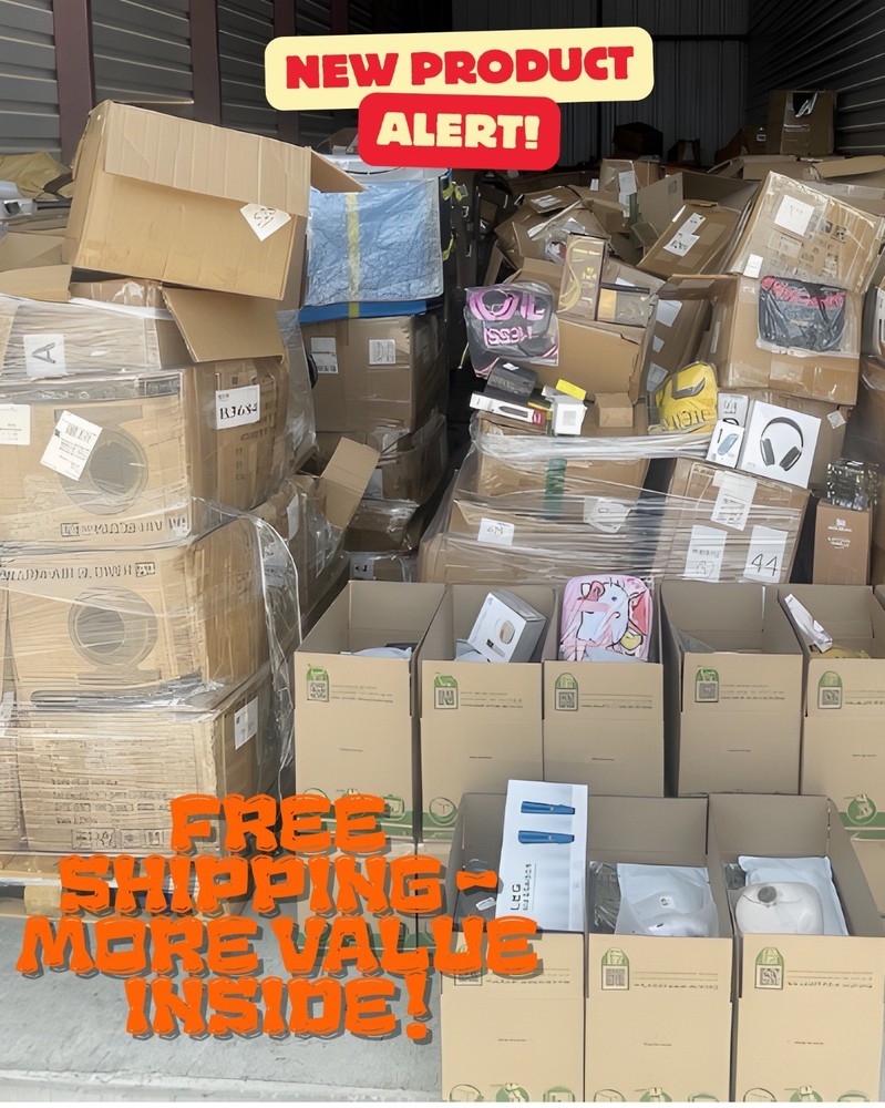High Profit Liquidation Box – Mixed Merchandise Bundle 💰 LARGE