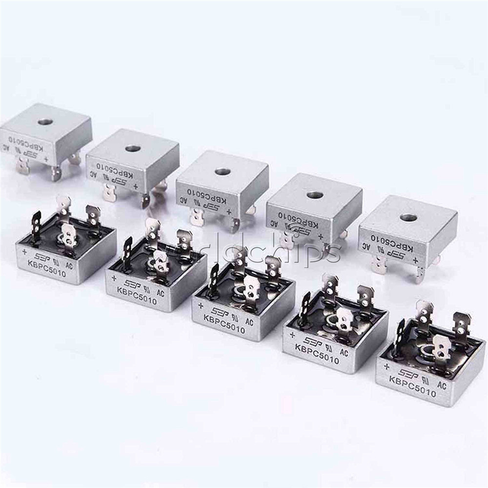 50A 1000V Metal Case Single Phases Diode Bridge Rectifier KBPC5010 WC