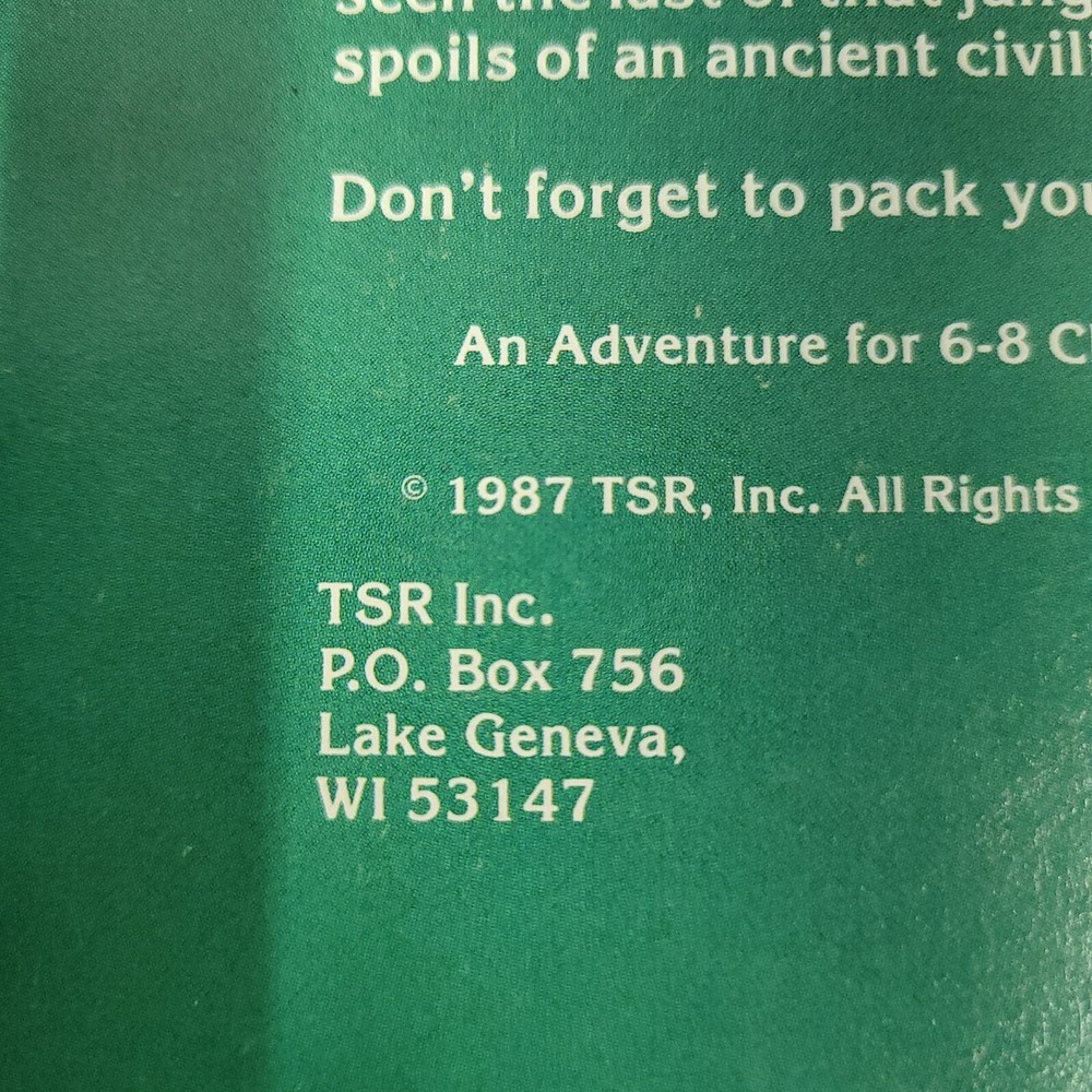 AD&D Needle Adventure Module I11 - 9187 TSR 1987 Complete Original
