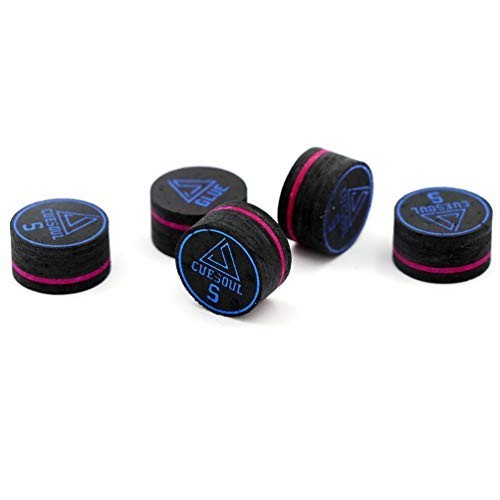 High-Performance Pool & Snooker Cue Tips - Glue-On, Durable, Precision Fit