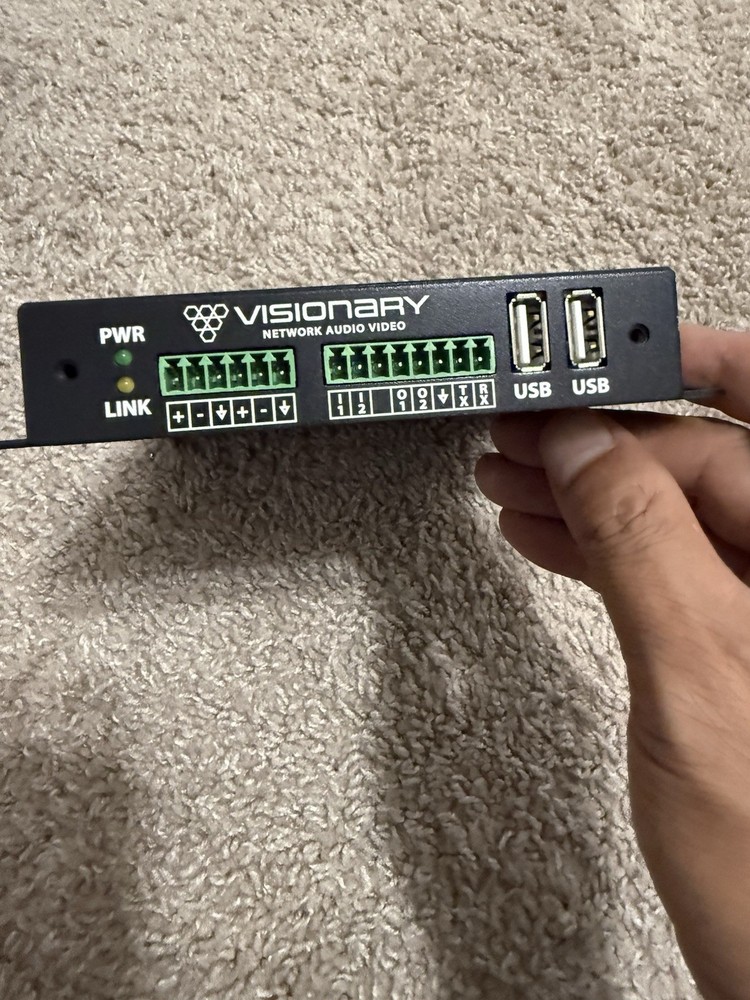 Visionary PacketAV DuetD-2 4K AV Over IP Decoder
