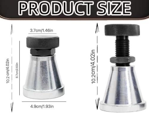 2/4 PCS Adjustable Screw Jack Post Machinist Jack Screw Stand Size Range 2 PCS