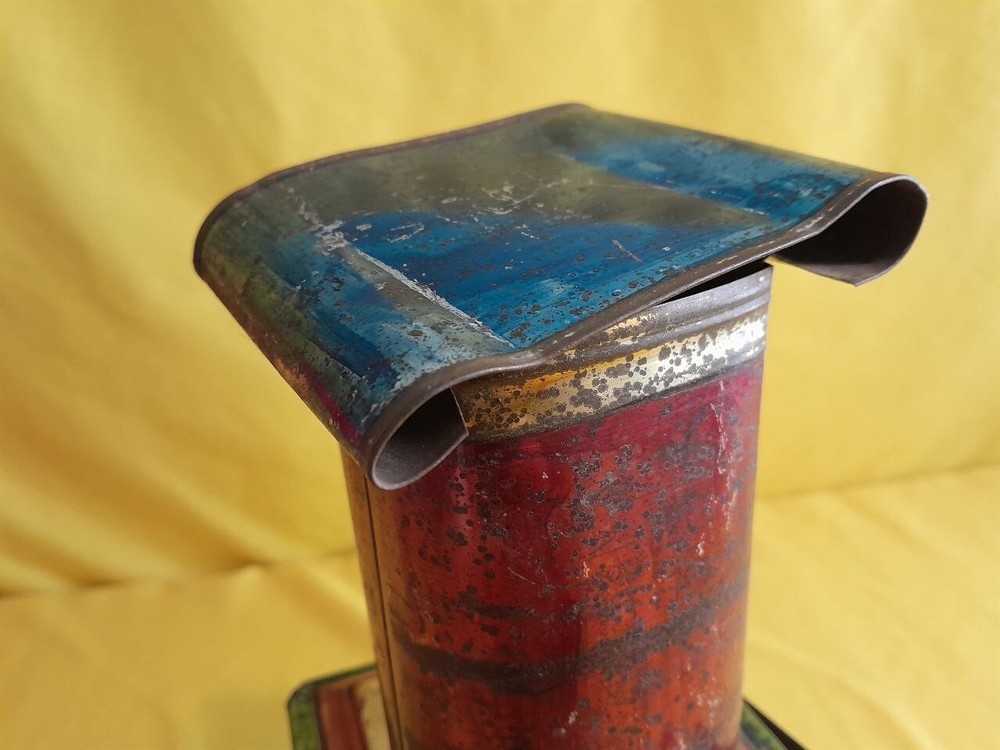 1885 RARE ANTIQUE MAGIC LANTERN PROJECTOR MEDAILLON LAPIERRE POLYCHROME 14”