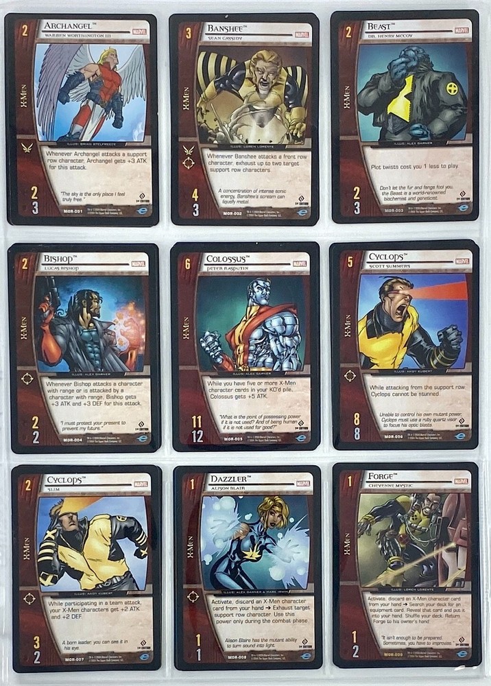 VS System Marvel Origins MOR 2004 220/220 COMPLETE SET NM