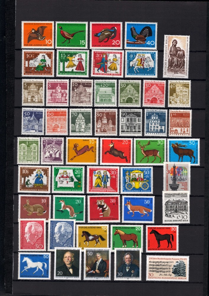 Berlin 1960 - 1980, 200 Different Brands Mint ** (BER)