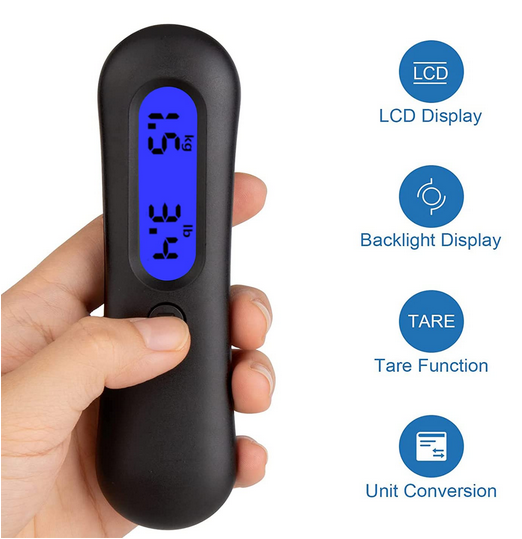 Professional Digital Trigger Pull Scale Gauge with Hook Clear LCD Display