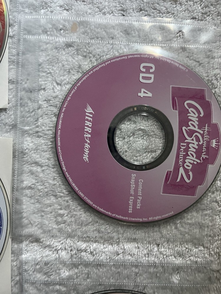 Lot of Hallmark Card Studio Discs