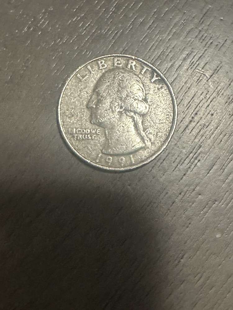 1901 P Washington Quarter Struck on 5c Planchet Mint Error