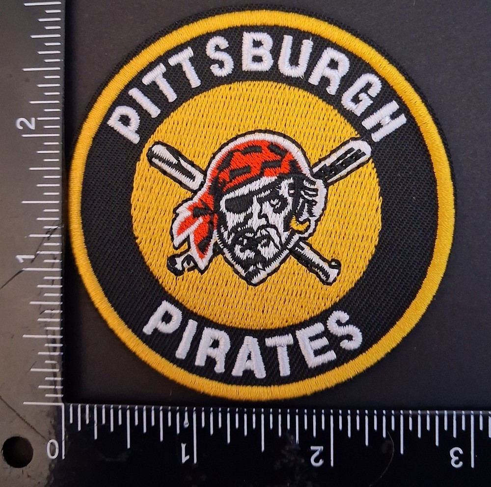 PITTSBURGH PIRATES IRONON EMBROIDERED PATCH