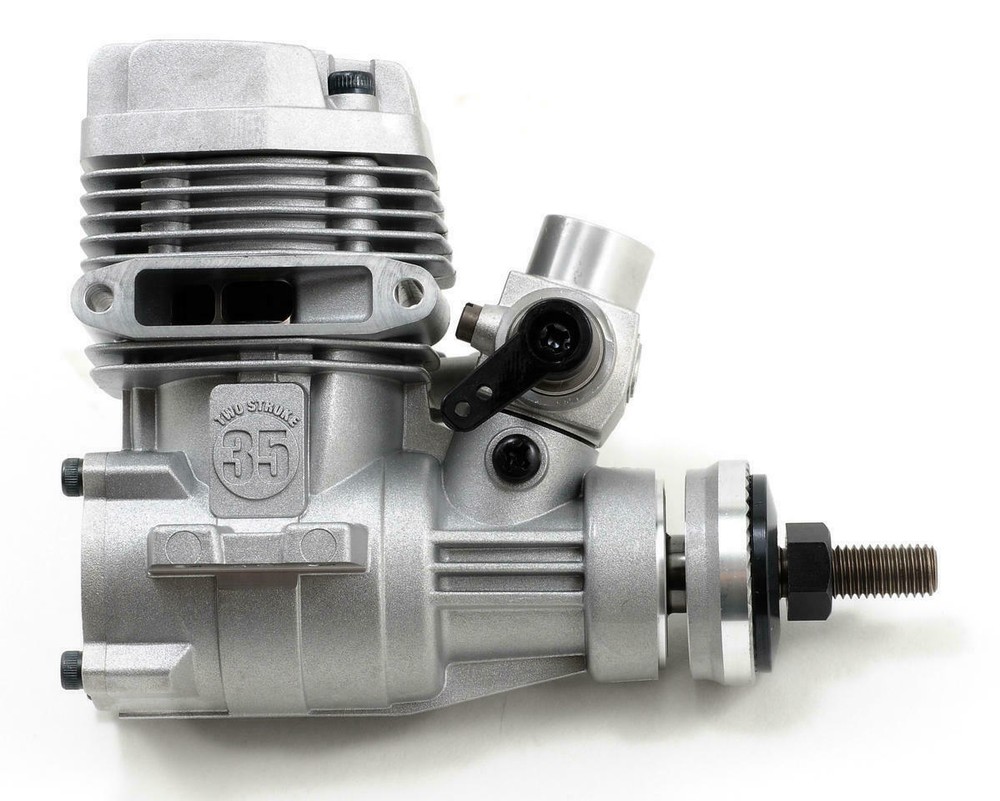 O.S. 35AX .35 Glow Engine w/Muffler RC Airplane Engine 13100