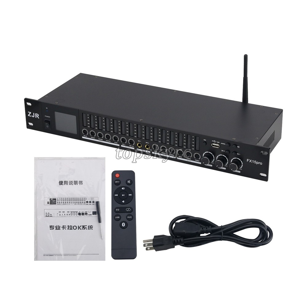 GAX-LD1500 Digital Effects Equalizer Karaoke Stage Sound Effects Audio Processor