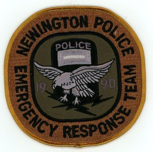 Newington CT Emergency Response Team non shield shape patch