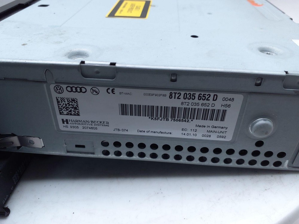 AUDI A4 Satellite Navigation Unit 2008-2015 8T2035652D