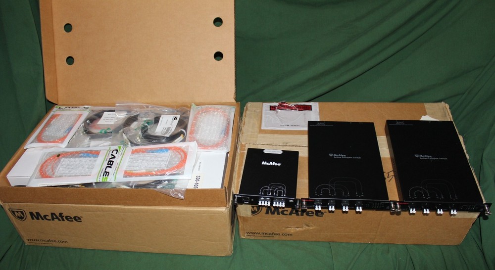 2 McAfee 40Gbps Active FailOpen Bypass Switch, IAC62F1-KT7