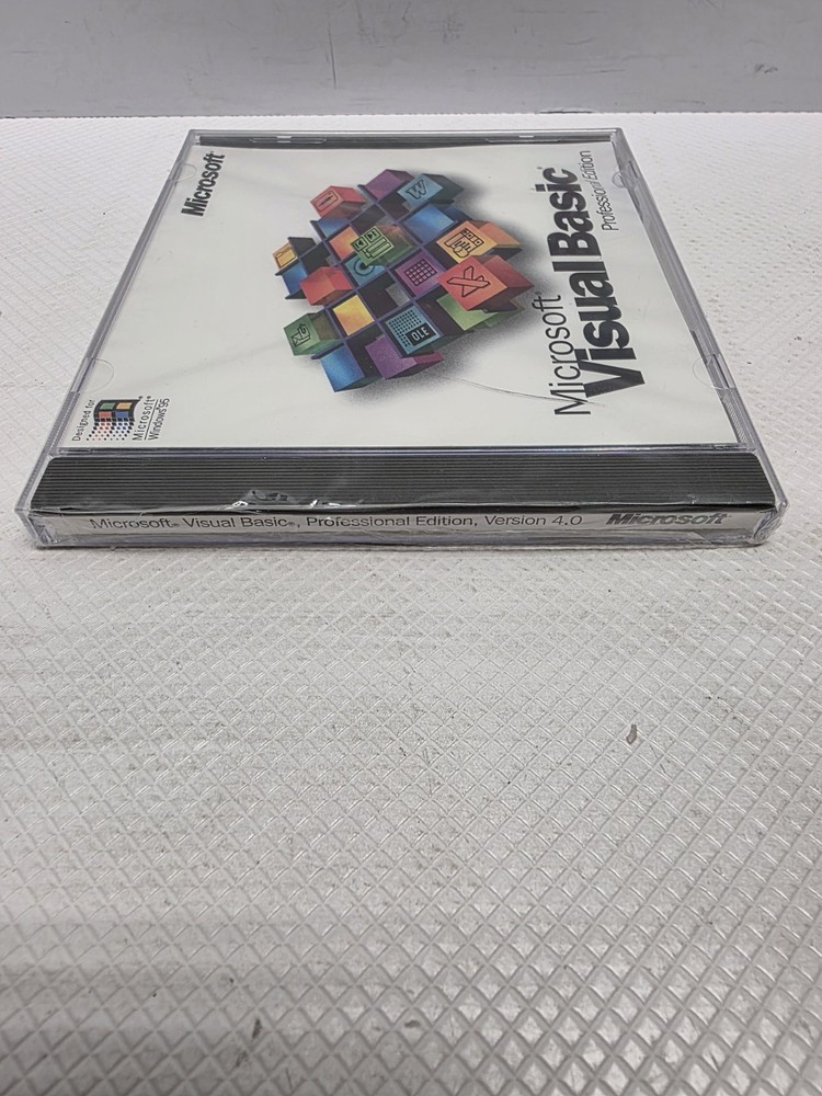 Microsoft Visual Basic 4.0 Professional Edition Sealed Windows 95 CD