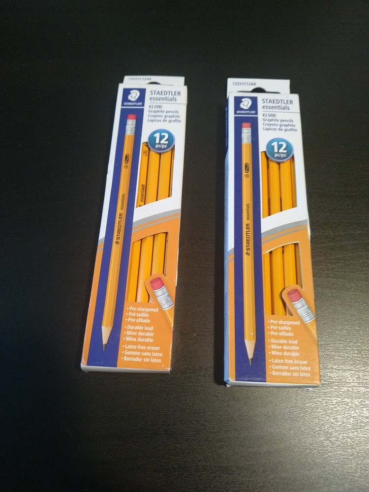 Staedler Essential Pencil 12 Pc, 2 packs