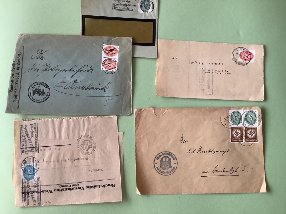 Germany official mail collection of 5 items  Ref A774