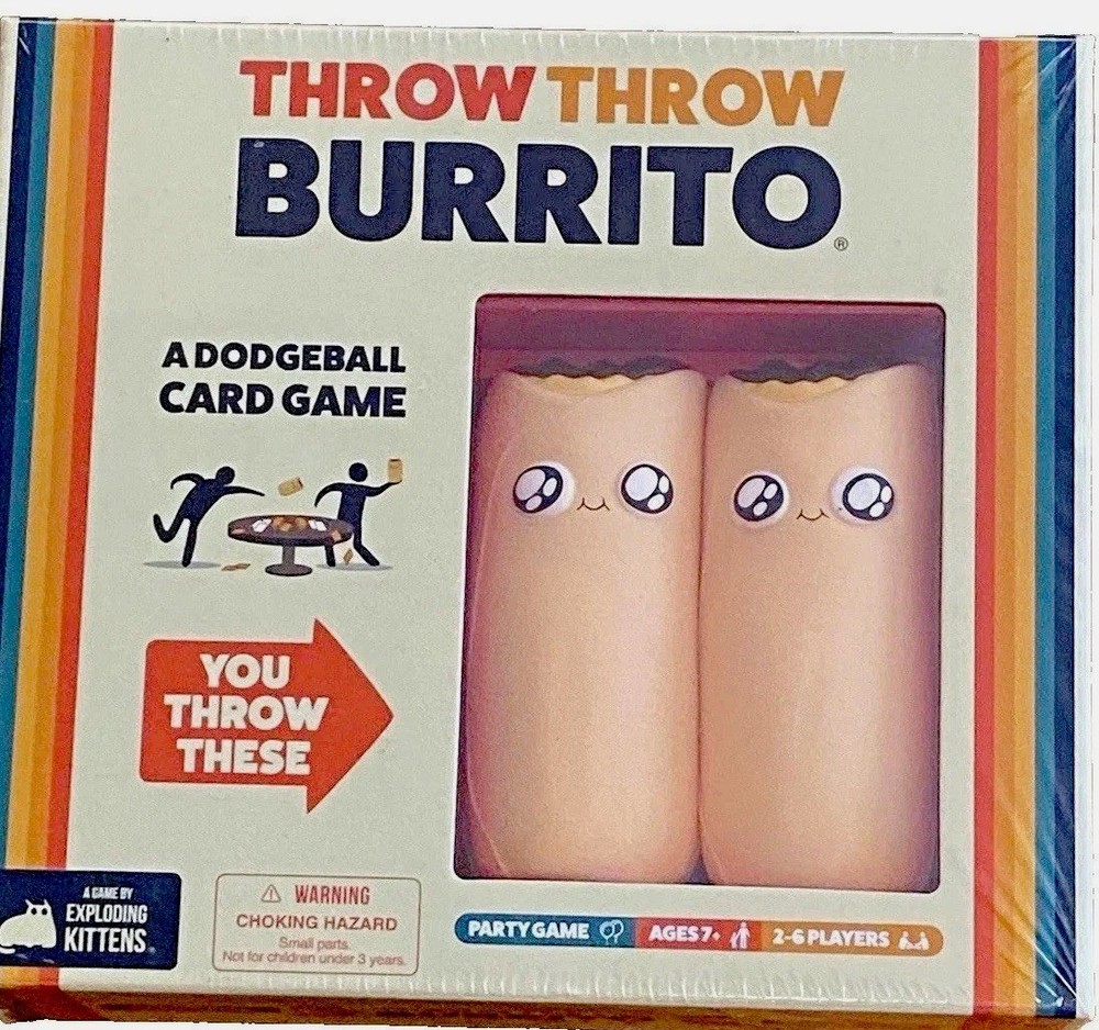 Throw Throw Burrito - A Dodgeball Card Game By Exploding Kittens NEW