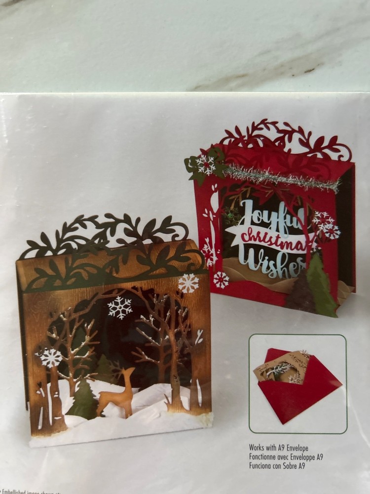 Sizzix Thinlits Holiday Shadow Box*New*Free Ship