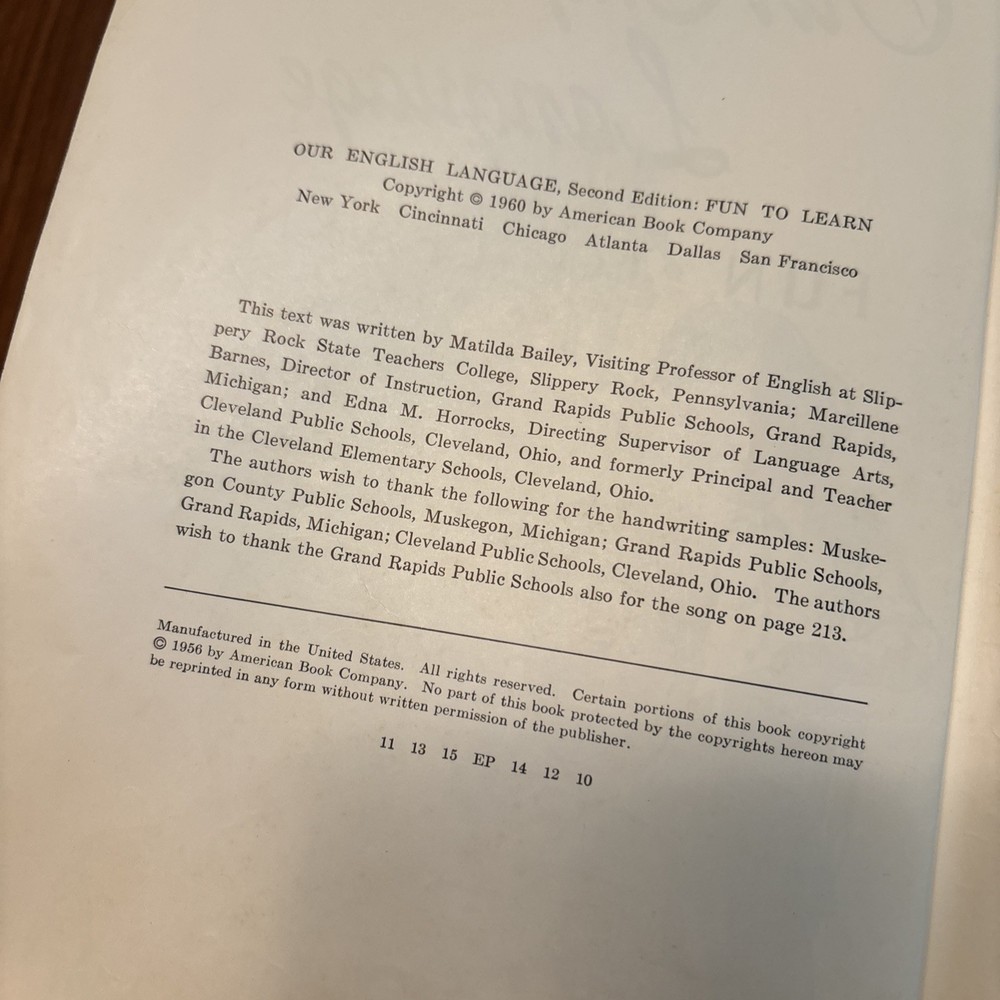 Our English Language Grade 3 (1960)
