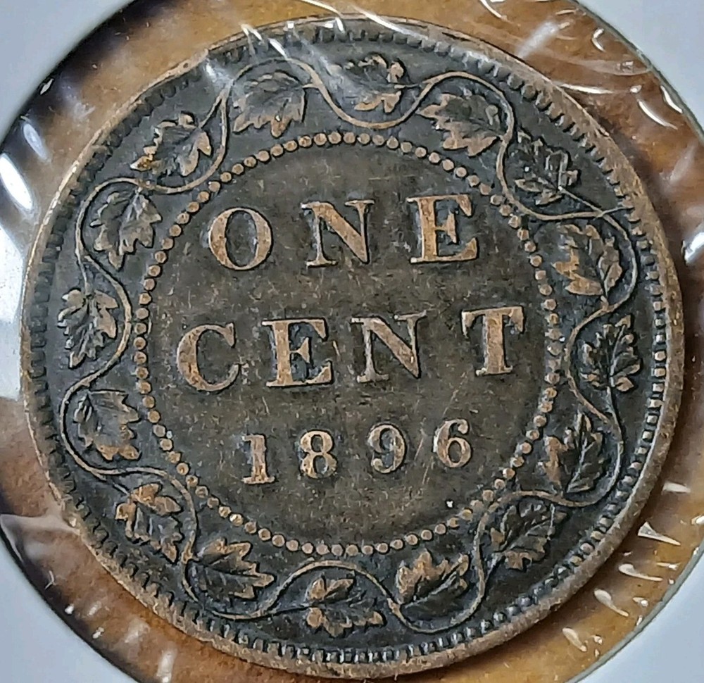 1896 Canada Queen Victoria Cent VF #2