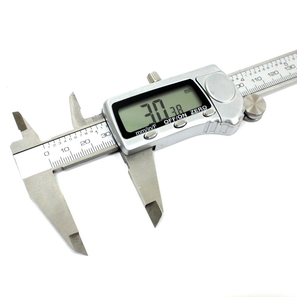 6" Digital Vernier Caliper Micrometer Frac/MM/SAE Precision Measurement Tools