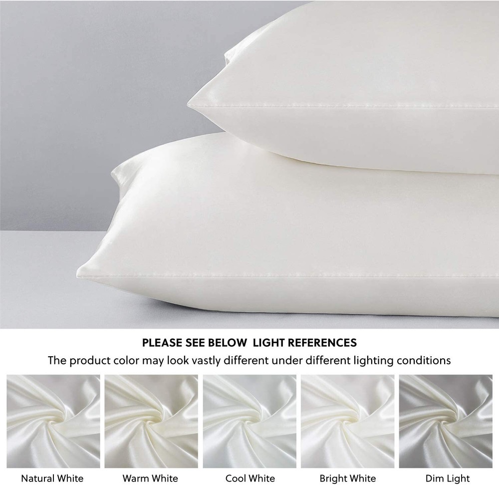 Satin Pillowcase (2 Pack) Queen Size (20x30 inches)