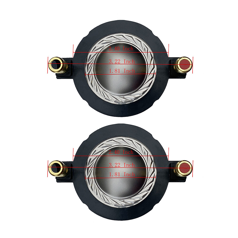 2Pcs 34MM Replacement Diaphragms For PA Speaker Driver Horn Tweeter Compression