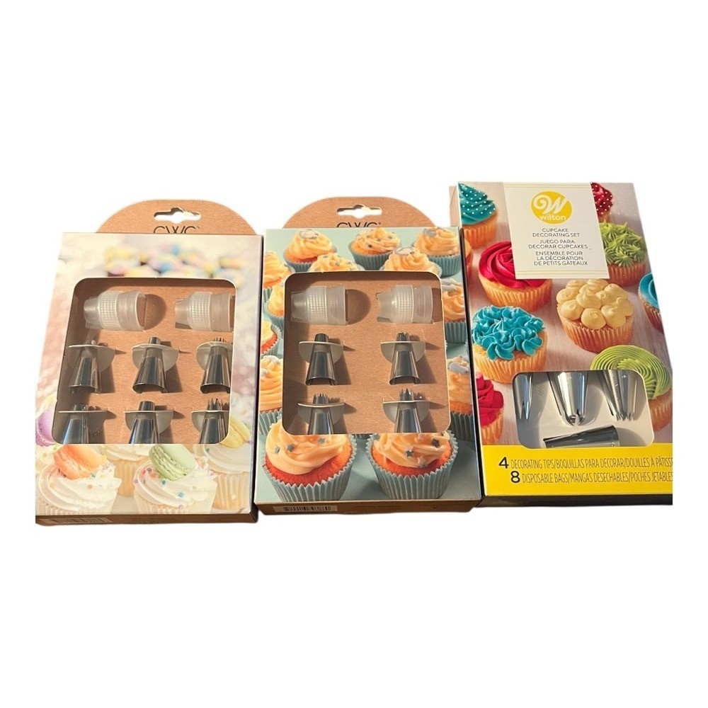 Cupcake & Cake Decorating Sets – 12pc, 18pc & 20pc Kits