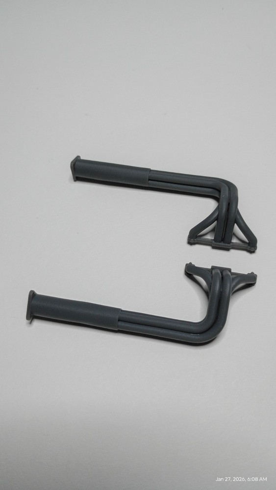 1/25 scale 3D Resin Hot Rod Fat Headers