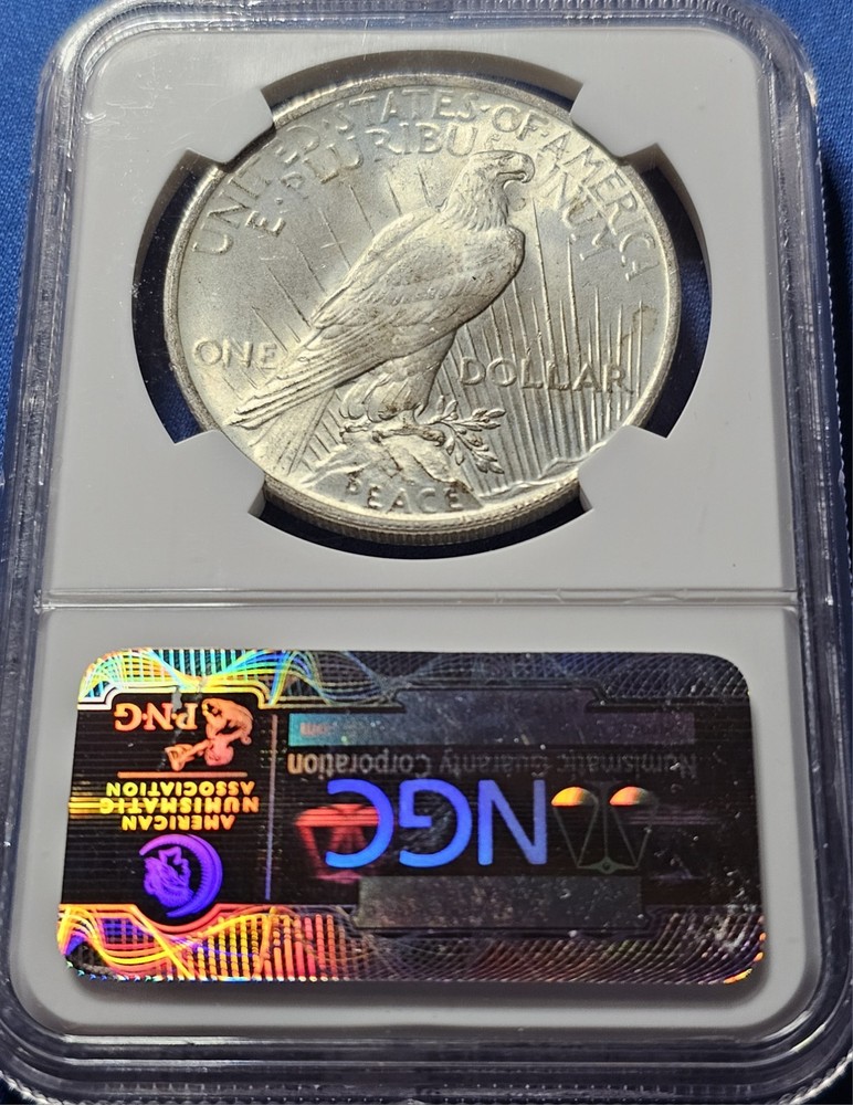 1923 Peace Silver Dollar $1 - NGC MS64