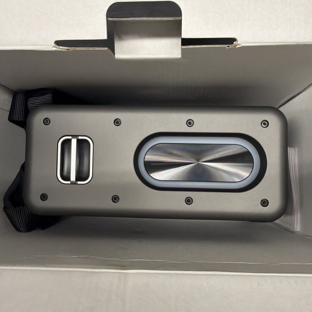 KM20 Karaoke Machine Bluetooth Speaker with two wireless microphones