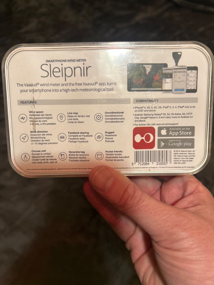 Vaavud® Sleipnir Smartphone Wind Meter black
