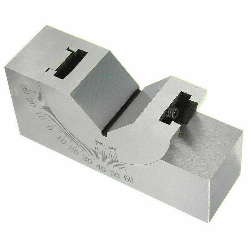 0°-60° Tools Maker Precision Micro Adjustable V Set Angle Gauge Block Milling