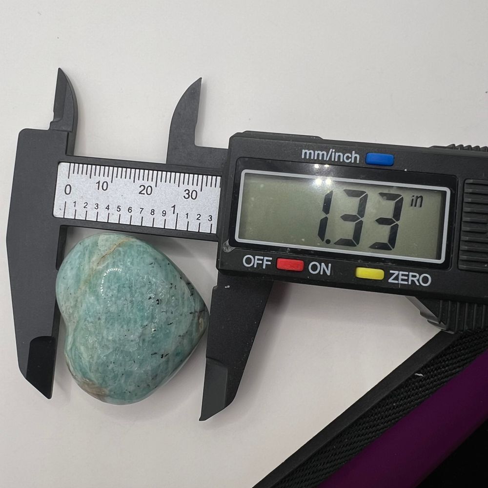 Amazonite Heart Carving (2)