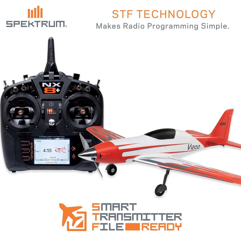 E-flite EFL120050 V1200 1.2m BNF Basic Airplane w/ AS3X+ & SAFE Select